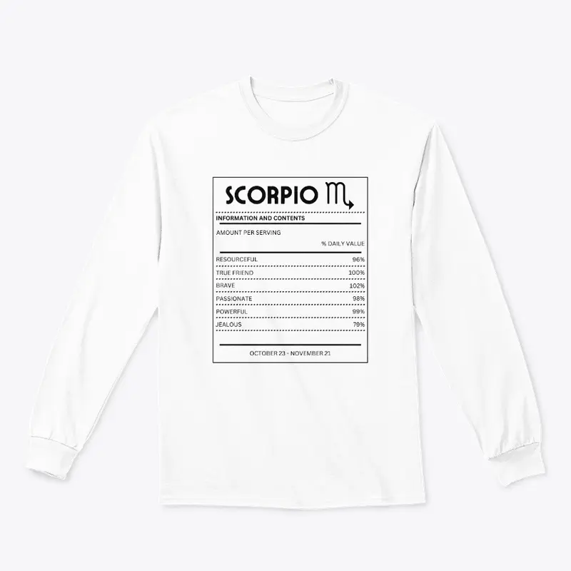 Scorpio May Contain