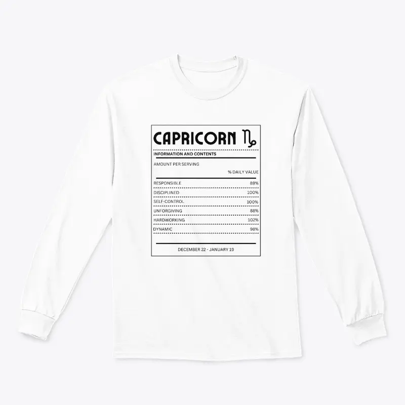 Capricorn May Contain